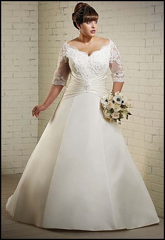 1000 images about Plus  Size  Wedding  Gowns  on Pinterest 