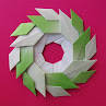 Origami modulare, Ghirlanda di foglie - Garland of Leaves by Francesco Guarnieri