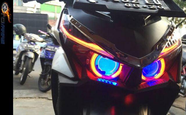 modifikasi lampu vario 150