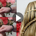 Learn - How To Make Quick And Easy Ladder Waterfall Braid Hairstyle, See Tutorial