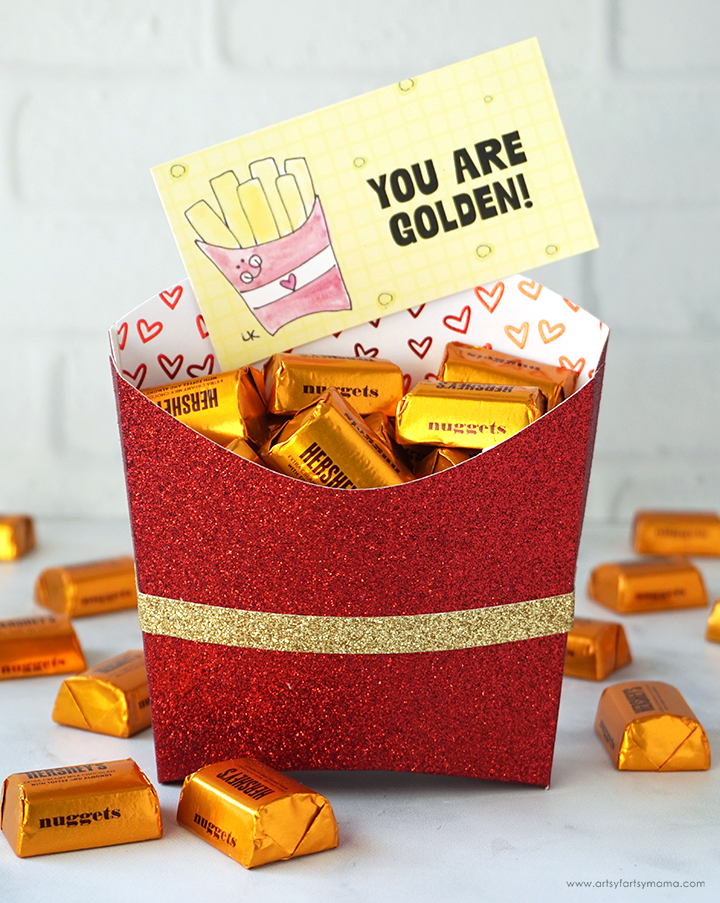 "Golden" Fry Box Gift Idea