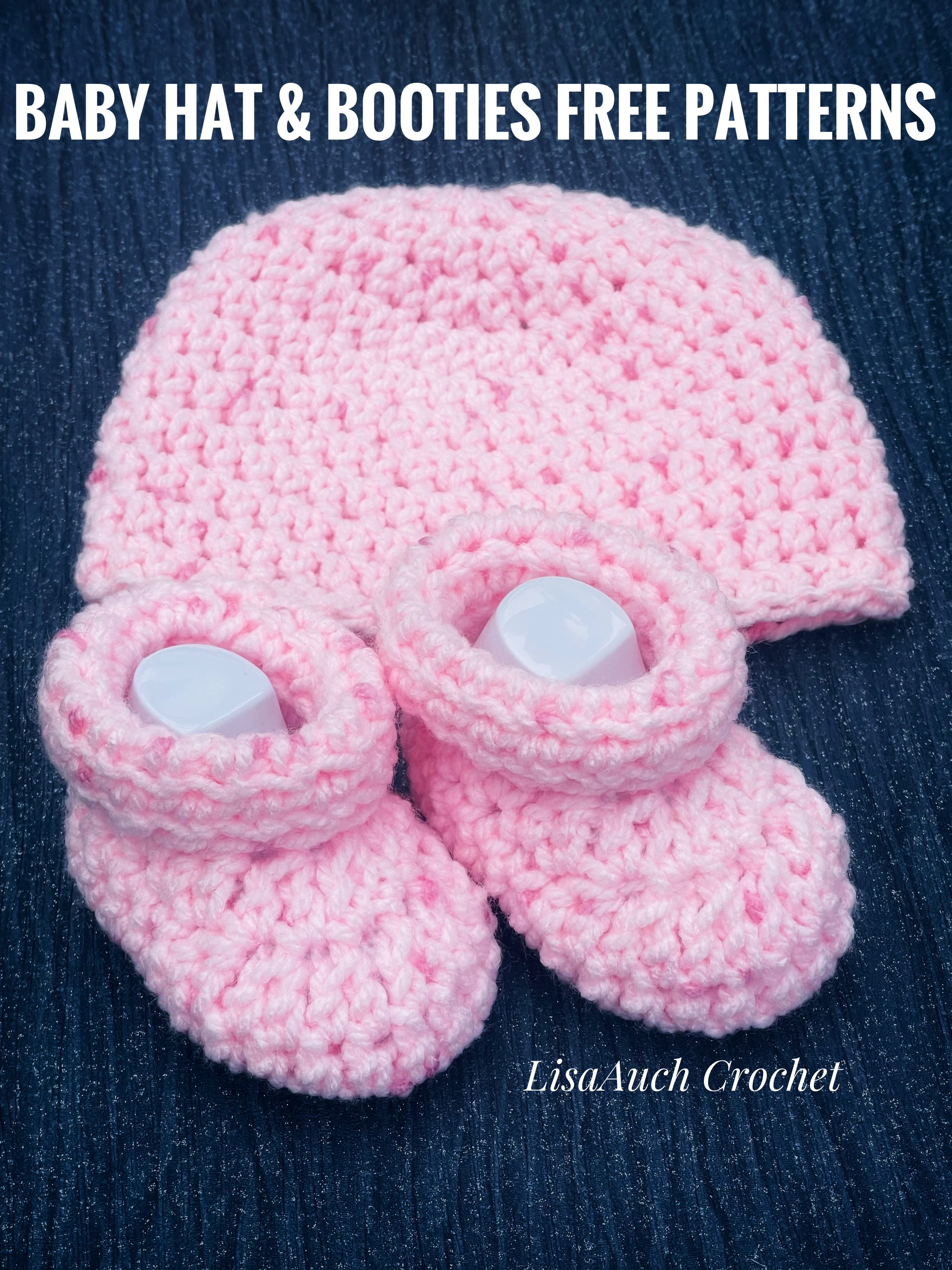 crochet hat and booties baby crochet patterns free