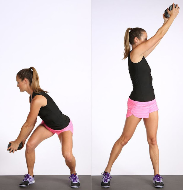 8 Simple No-Equipment Workouts At Home For Women!- Standing Chop