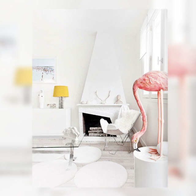 Inspiration Day, Decoracion, La Musa, white, flamingo, butterfly