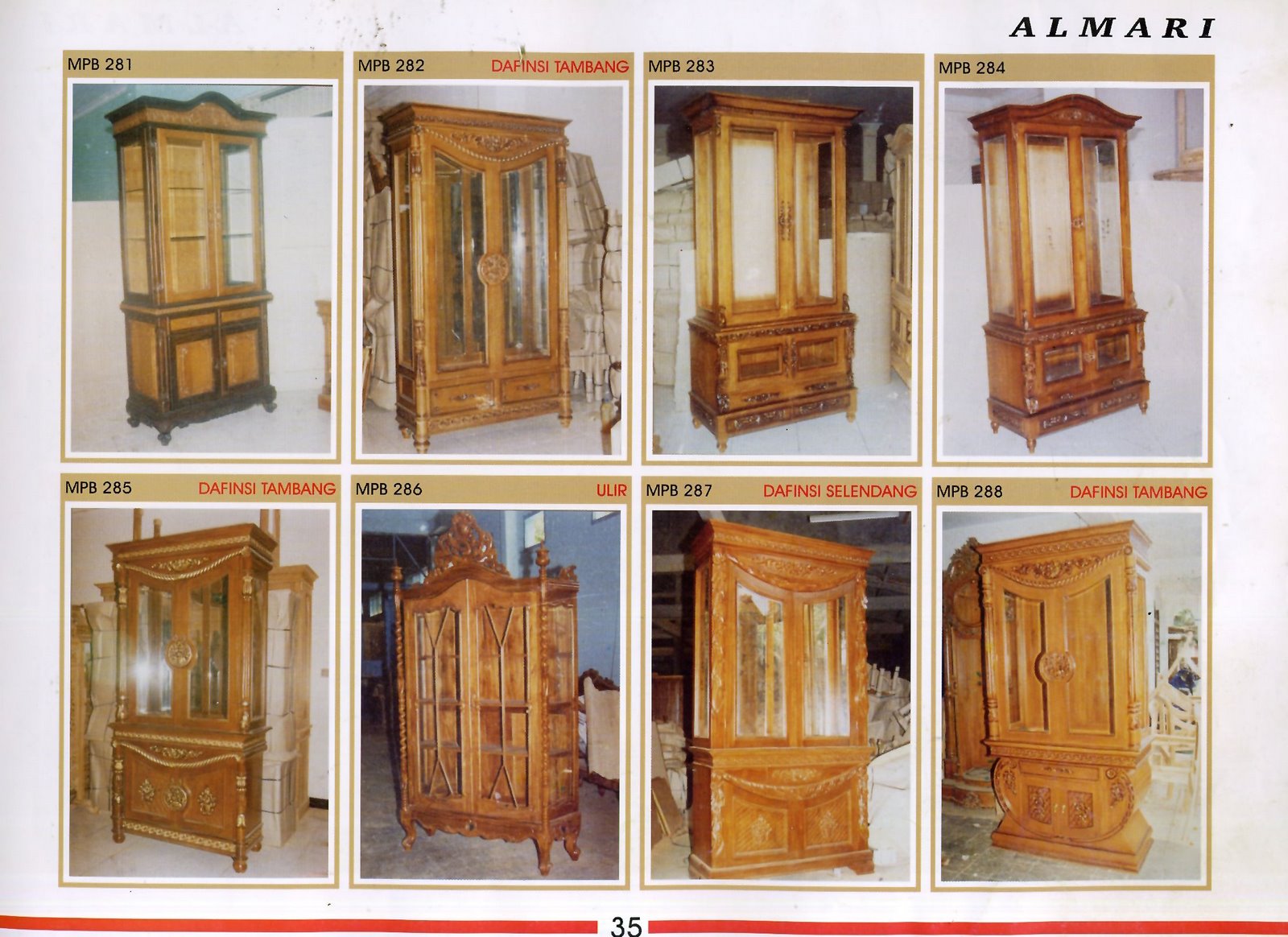  KATALOG  MEBEL LEMARI  Furniture Mebel Jati Khas Jepara