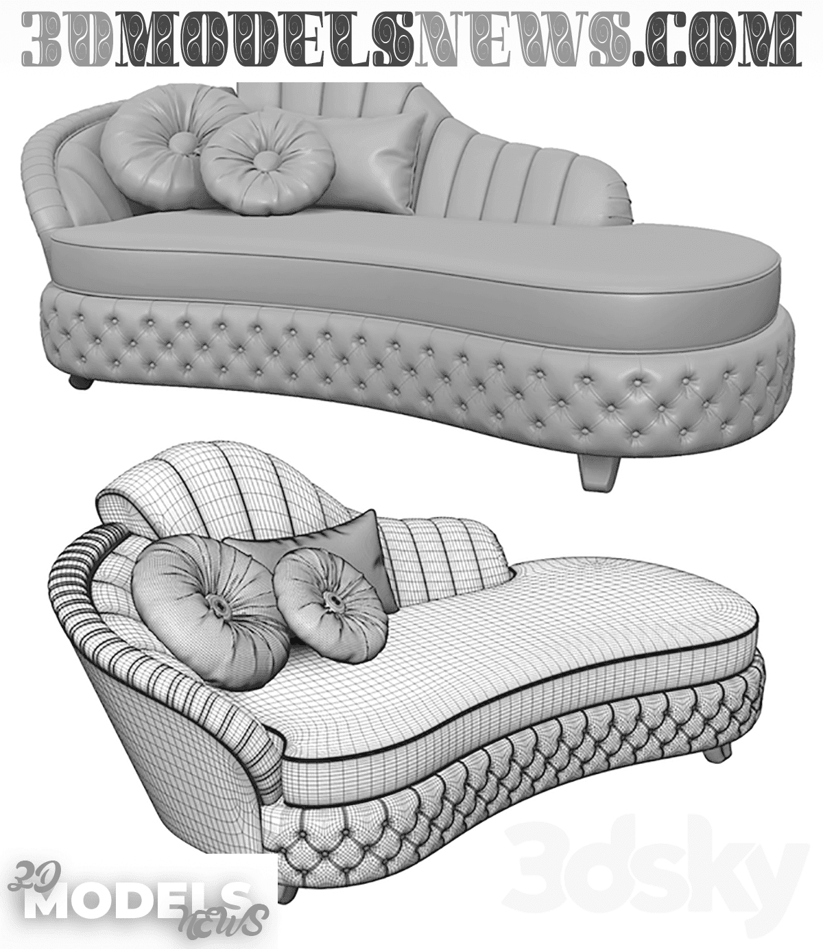 Couch Bedding Sipario Model 2