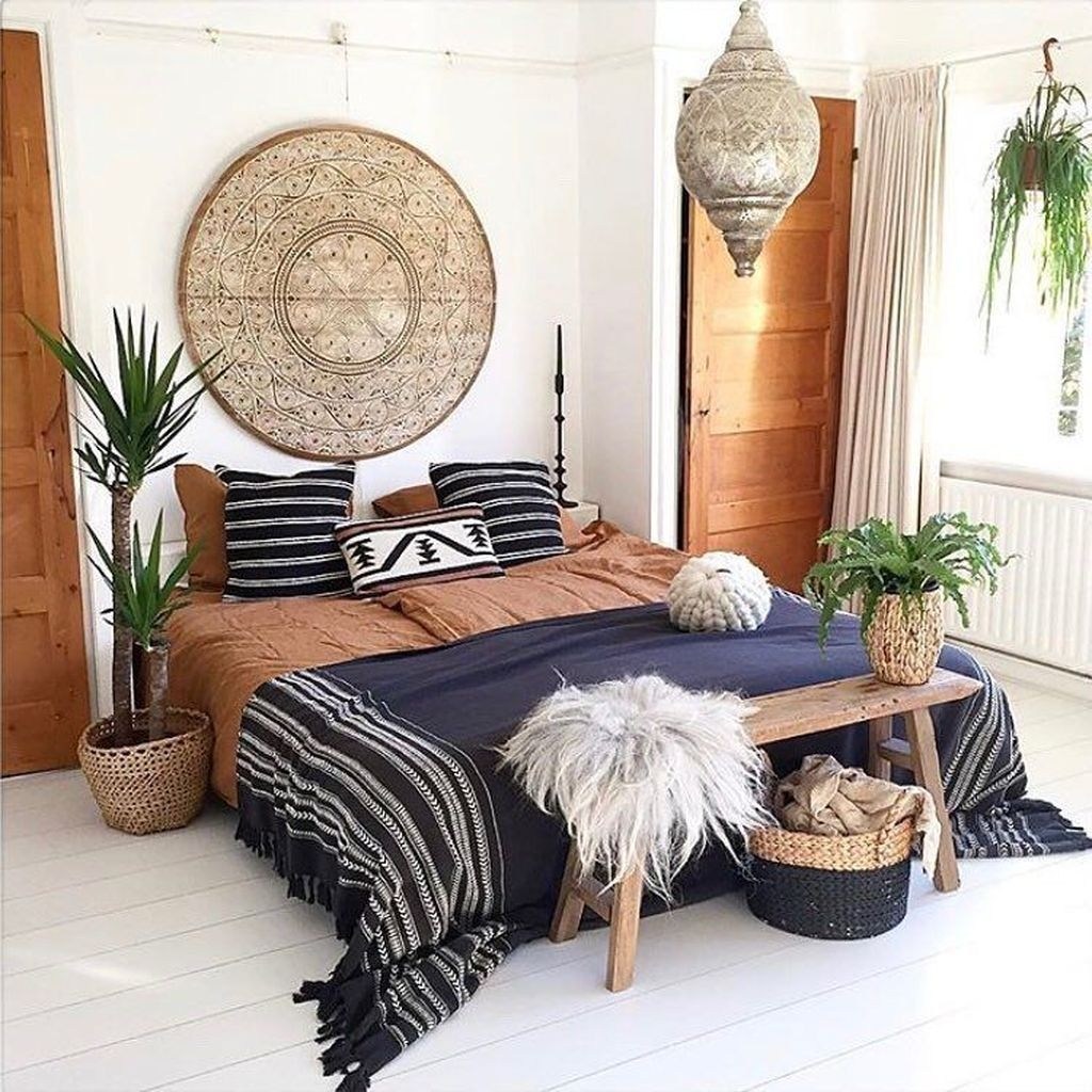 Creative Bohemian Bedroom Decor Ideas 