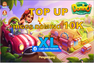 Top Up Higgs Domino 10k Pakai Pulsa XL