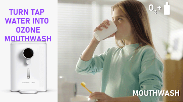 Turn Tap Water into Ozone Mouthwash in Seconds at Home