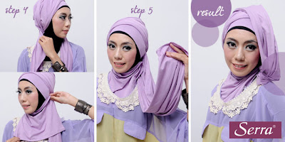 Cara Memakai Jilbab Pashmina Simple