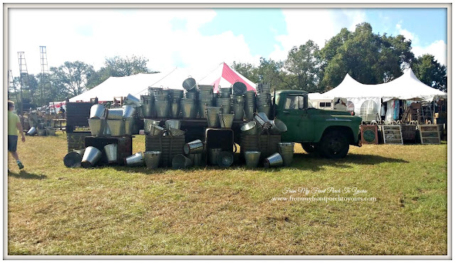 Olive Buckets-Vintage Truck-Round Top Texas-From My Front Porch To Yours