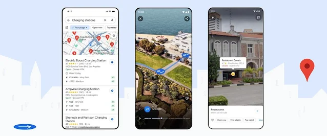 Nueva actualización Google Maps navegación  digital