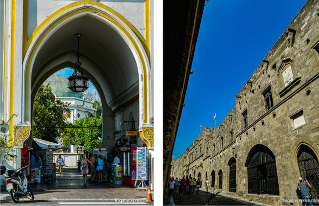 Nea Ágora (o mercado público) e a Cidade Medieval dos Cruzados de Rodes