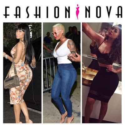 Fashion Nova Nicki Minaj,Amber Rose and Lala Anthony