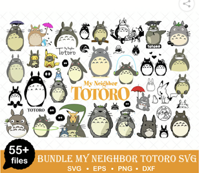 55 Totoro svg bundle