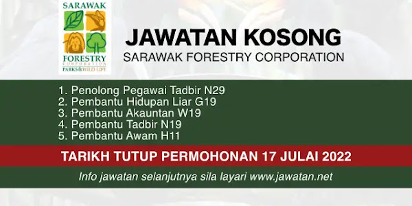 Jawatan Kosong Sarawak Forestry Coporation 2022