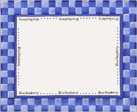Colored Grid: Free Printable Frames, Borders and Labels.
