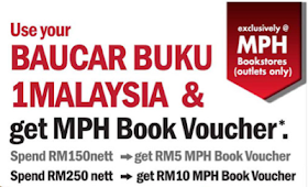 BB1M Baucar Buku 1Malaysia Book Voucher Promotion MPH Bookstore