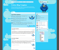 Download Blogger Twitter Template