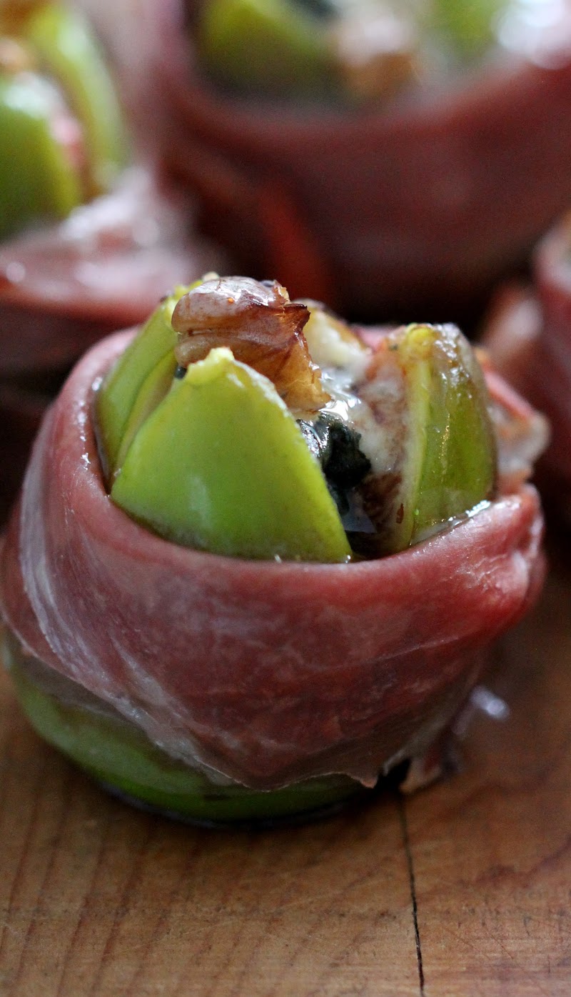 figues , roquefort , jambon cru , entrée