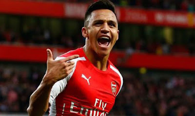 Alexis Sanchez Dinobatkan Sebagai Top Skorer