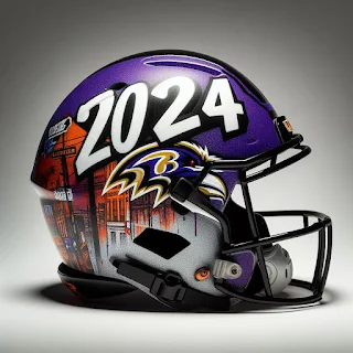 Baltimore Ravens 2024 Concept Helmets