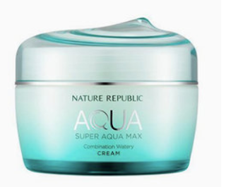 Nature Republic Super Aqua Max Combination Watery Cream Review | Healthbiztips