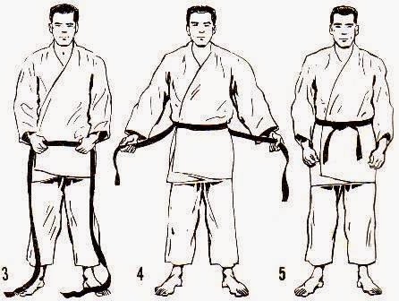 The Wearing Belt Of Judoka