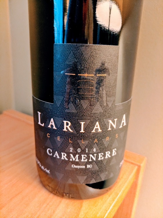 Lariana Cellars 2014 Carménère