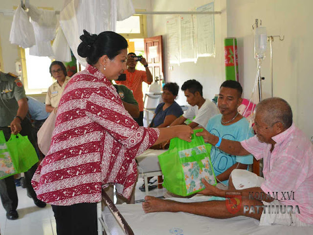 Kodam Pattimura Kunjungan Kasih ke Warga di Rumah Sakit dan Anak Jalanan di Mardika