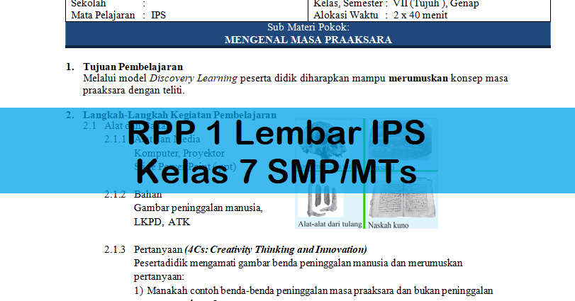 Rpp K13 Mata Pelajaran Ips Kelas 3 - Download Rpp Tematik ...