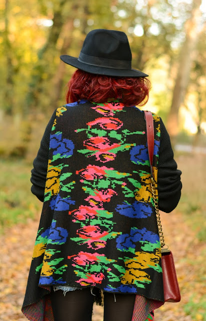 embroidery poncho