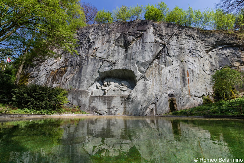 Lion Monument Two Days in Lucerne Luzern Switzerland