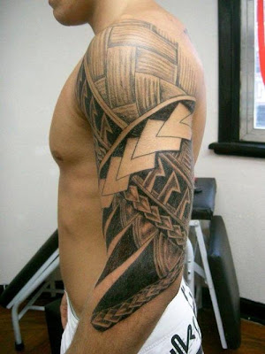 arm polynesian tattoo