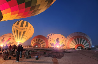 Hot air balloons