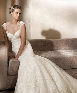 Popular Lace Wedding Dresses With Cap Sleeves