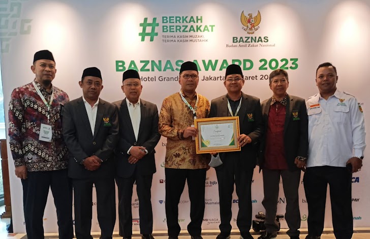 Wapres RI,Saksikan Wali Kota Makassar Terima Penghargaan BAZNAS Award TA 2023