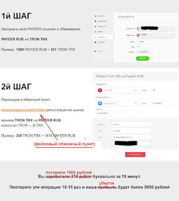 мошенническая схема заработка на обмене валют