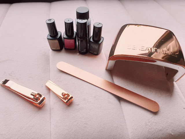 Sensationail Rose Gold Gel Nails Starter Kit