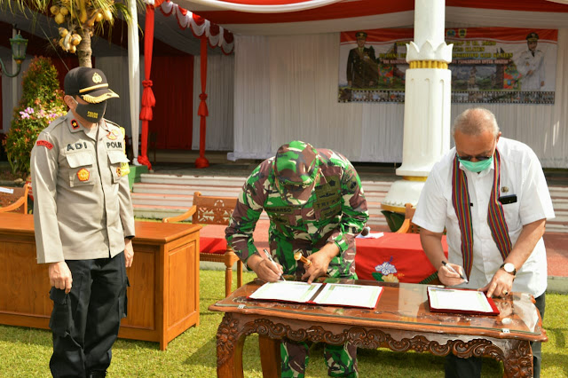 TMMD Sengkuyung Tahap ll dan Karya Bhakti Mandiri Klaten Bersinar Ke V dan VI Kab. Klaten Tahun 2020 Resmi Di Tutup