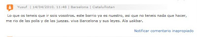 Comment on today's article - Barcelona Sights Blog