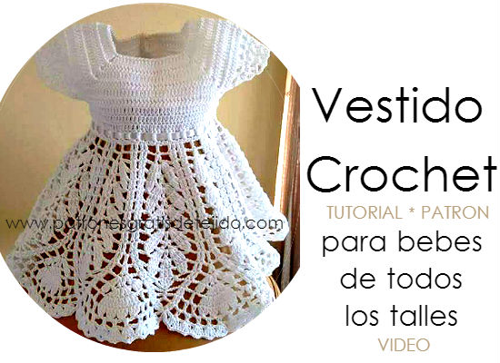Vestido Crochet Para Bebes Y Ninas Tutorial En Espanol