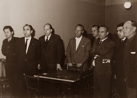 Entrega de premios del I Torneo Nacional de Ajedrez de Granollers 1964