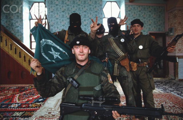 Bosnian Genocide 1992 Serbian paramilitaries known as Arkan's Tigers 