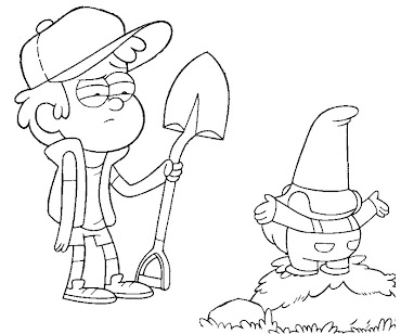 #1 Dipper Pines Coloring Page