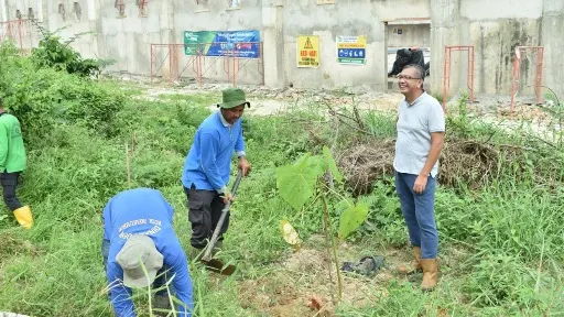 Jelang Penilaian Kota Sehat Dan Menyambut Idul Adha 1442 H, Wako Riza Falepi Pimpin Goro Di Bantaran Sungai Batang Agam