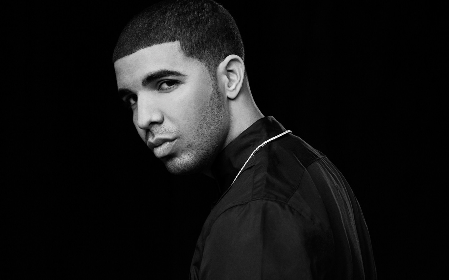 black and white drake wallpaper