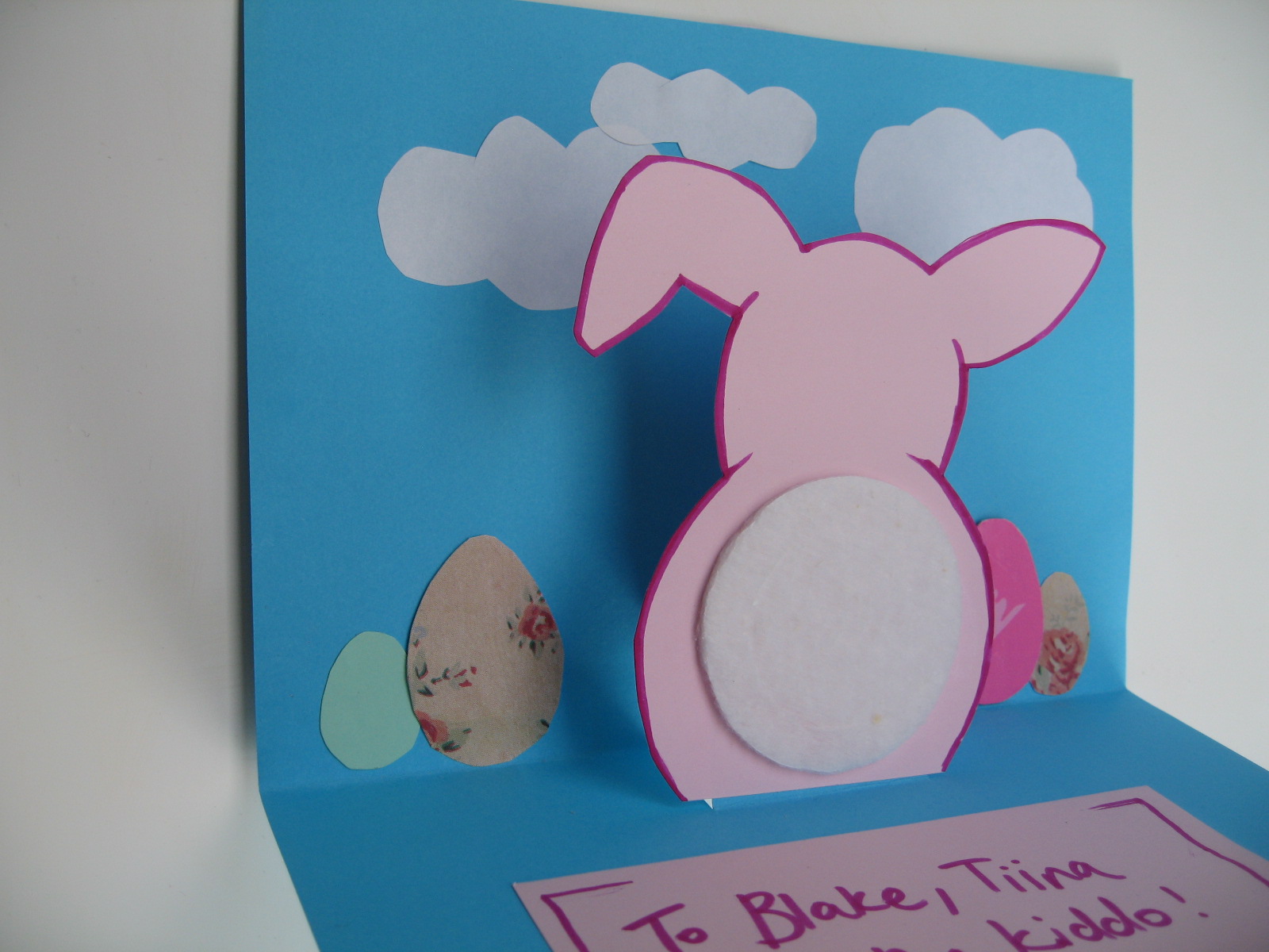 Craft with Jack: Easter Bunny Card