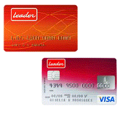 2 VIA da fatura do Cartão Leader Visa - LeaderCard