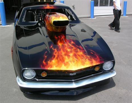 Incr veis pinturas de chamas nos carros veja fotos 